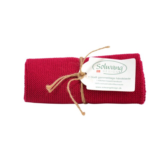 Handtuch/Gästetuch  dunkel himbeer